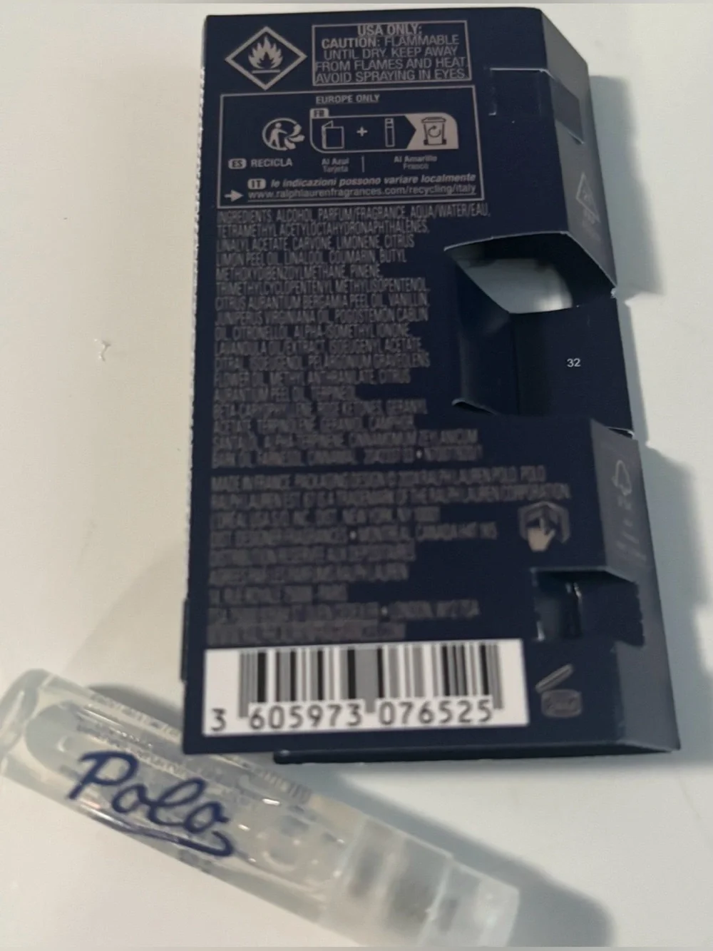 New Polo 67 Sample Vial